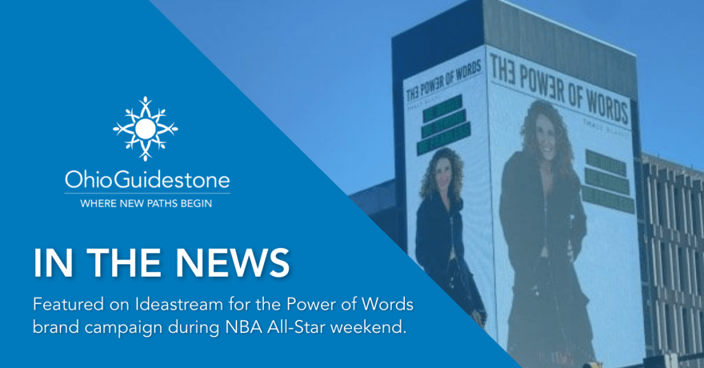 In The News: Featured on Ideastream for the Power of Words brand campaign during NBA All-Star weekend.