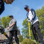 New trees planted at Berea Residential by Cleveland Guardians, Davey Tree Expert Co.