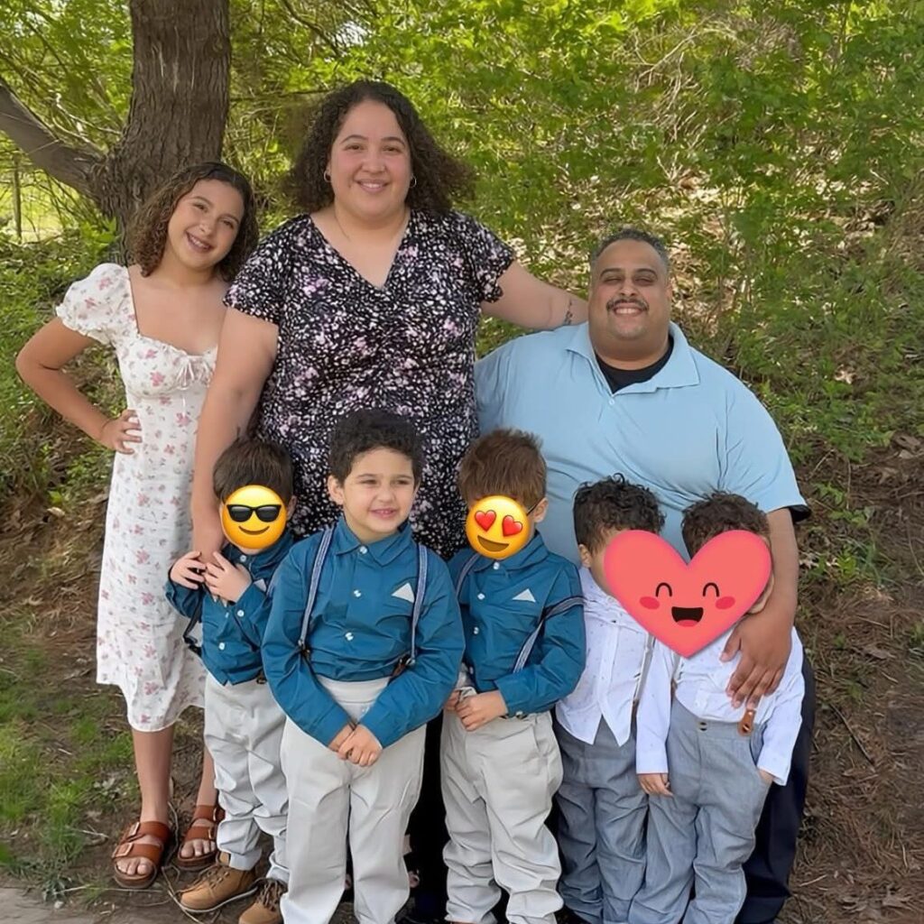 The Corchado Family poses for a photo, Cleveland Foster Care