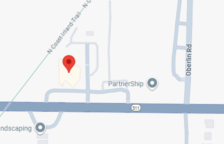Map location for 500 East Lorain Street, Oberlin, Ohio