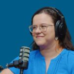 Brianna Megyesi in-studio for the "Let's Talk About It with OhioGuidestone" podcast, Season 3 Episode 2